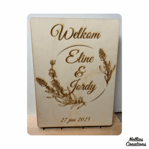 Welkomstbord Bruiloft